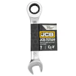 JCB KLUCZ PŁASKO-OCZKOWY Z GRZECHOTKĄ  9mm  KRÓTKI