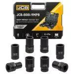 JCB NASADKI UDAROWE DŁ.kpl.  8el. 1" 12-KĄT. (22-41mm)