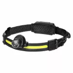 ORNO LATARKA CZOŁOWA LED COB 3W + LED CREE 10W AKUM. 1200mAh  ...
