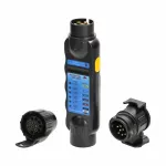 ORNO TESTER GNIAZDA PRZYCZEP + ADAPTERY 13/7-PIN 12/24V