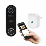 ORNO TUYA DZWONEK BEZPRZEWODOWY VIDEO IP65 + ODBIORNIK SIECIOWY WI-FI