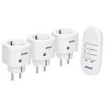 ORNO ZESTAW BEZPRZEWODOWCYH MINI GNIAZD STEROWANYCH PILOTEM 3+1  SCHUKO  &&