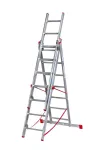 KASTOM DRABINA ALUMINIOWA  3x 7 STOPNI 150KG VHR