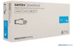 RĘKAWICE LATEKSOWE PUDROWANE/100szt. SANTEX  XL  DIAGNOSTYCZNE