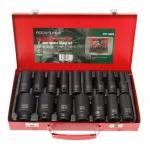 ROCKFORCE NASADKI UDAR.DŁUG. 6-K 16szt. 1/2"  10-36mm /WALIZKA