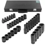 ROCKFORCE NASADKI UDAROWE kpl. 33el.1/2"  6-KĄT. 8-32mm