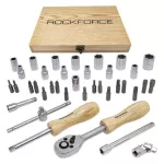 ROCKFORCE ZESTAW KLUCZY     1/4" 38el.