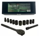 ROCKFORCE ZESTAW KLUCZY UDAR.12el. 1/2"  6KĄT. (10-24mm)