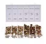 SILVER NITONAKRĘTKI M3-M10 150szt. MIX  STALOWE