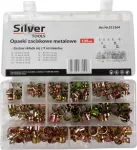 SILVER OBEJMY OPASKI METALOWE 135szt.