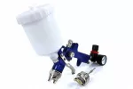 SILVER PISTOLET LAKIERNICZY Z MANOMETREM 1,4mm H-827