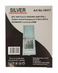 SILVER ZESTAW WIERTEŁ FREZUJĄCYCH 6szt. 3-8mm…