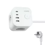MORRE KOSTKA ZASILAJĄCA 3G, 2xUSB, 2xUSB-C 1,5m