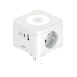 MORRE ROZGAŁĘZIACZ KOSTKOWY 2G,USB,2xUSB-C +LAMPKA