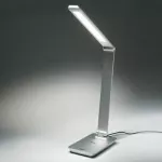 TIROSS LAMPKA BIURKOWA 48 SMD LED 10W 580 LUMENÓW /SREBRNA