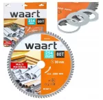 WAART PIŁA TARCZOWA WIDIOWA 254 x 30 x 80Z MULTIMATERIAL.