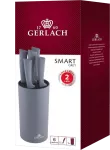 GERLACH.ZESTAW NOŻY W BLOKU  5szt. SMART GREY %%%