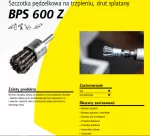 K.SZCZOTKA PĘDZELKOWA  22mm BPS600Z DRUT SKRĘCANY NIERDZEWNY %%%