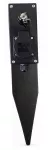 KASETA OGRODOWA CZARNA IP54 - GN.230V / SAA10 / KOTWA