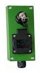 KASETA OGRODOWA ZIELONA IP54 - GN.230V / SAA10