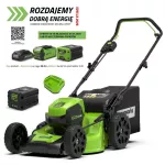 60V kosiarka 46 cm Greenworks GD60LM46HPK4 zestaw ładowarka + aku 4Ah