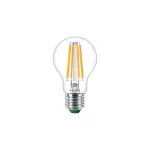 Żarówka LED Philips MASTER klasa A 4W zamiennik 60W 840lm 3000K LEDBulbND4-60W E27 830 A60 CL G UE Szkło przezroczyste 5 lat gwar