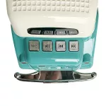 LXWS1934E Głośnik bluetooth RETRO WS-1934 ,10W,radio FM,USB, TF,wyświetlacz LED,akumulator 1500mAh,szmaragdowo-biały