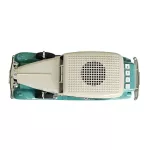 LXWS1934E Głośnik bluetooth RETRO WS-1934 ,10W,radio FM,USB, TF,wyświetlacz LED,akumulator 1500mAh,szmaragdowo-biały