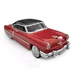 LXWS1957R Głośnik bluetooth RETRO WS-1957 ,10W,radio FM,USB, TF,wyświetlacz LED,akumulator 1500mAh,czerwony