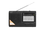 LXLTC2016/CZ PS Radio przenośne LTC-2016 WILGA USB z wbudowanym akumulatorem, CZARNE