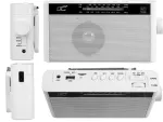 LXLTC2028B Radio przenośne LTC SONA z bluetooth USB, TF, Biały BRM