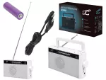 LXLTC2028B Radio przenośne LTC SONA z bluetooth USB, TF, Biały BRM