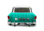 LXWS1955T Głośnik bluetooth RETRO WS-1955 ,10W,radio FM,USB, TF,wyświetlacz LED,akumulator 1500mAh,turkusowy
