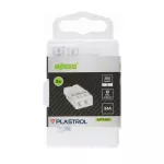 2273-202 Szybkozłączka WAGO ; dwukrotna Pudełko plastikowe M box z banderolą5