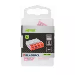 2273-204 Szybkozłączka WAGO ; czterokrotna Pudełko plastikowe M box z banderolą5
