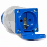 AD-1 CAMPING 16A 3P Adapter Redukcja Przejściówka 16A 3P/230V IP44 604