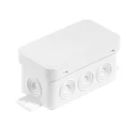 V8 BIAŁA  Puszka n/t hermetyczna V8 IP-54 80X45X41 8-wl klik z osłabieniami  biała