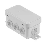 V8 SZARA Puszka n/t hermetyczna V8 IP-54 80X45X41 8-wl klik z osłabieniami  szara