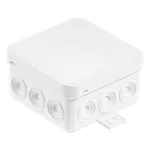 V5 BIAŁA Puszka n/t hermetyczna V5 IP-54 75x75x41 12-wl klik z osłabieniami biała