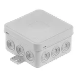V5 SZARA Puszka n/t hermetyczna V5 IP-54 75x75x41 12-wl klik z osłabieniami szara