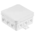 V6 BIAŁA Puszka n/t hermetyczna V6 IP-54 85x85x41 12-wl klik z osłabieniami biała
