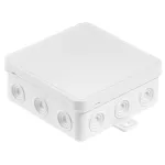 V7 BIAŁA Puszka n/t hermetyczna V7 IP-54 100x100x41 12-wl klik z osłabieniami biała