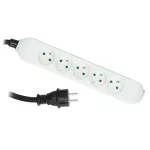 PS-570/PRO/3X2,5/H05VV-F/5 Przedłużacz PS-PRO 5-gn. z/u, 3x2,5mm2; H05VV-F biały