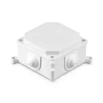 PK-2P Puszka odgałęźna, dławica D-25 pod przewód wymiar 103x103x60; IP-44; biały