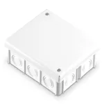 PK-103 Puszka odgałęźna, 14-wlotowa,p/t; pazurki do płyt gips; 16÷21, IP-20, 80x9; 5xzacisk 1x4; biały