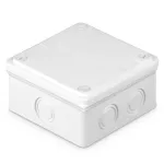 PK-25/67 + KOD Puszka odgałężna, naścienna 125x125x80, przy zastosowaniu dławików gwintowych IP-67; biały