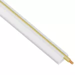 LSM-10X25 Listwa szybki montaż z taśmą samoprezylepną pcv 10x25 ; 2m; biały