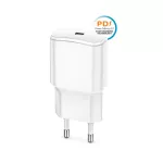 GSM104593 Forever ładowarka sieciowa PD QC TC-01 1x USB-C 20W biała