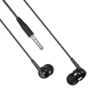GSM109802 XO Słuchawki przewodowe EP37 jack 3,5mm dokanałowe czarne