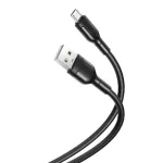 GSM117361 XO kabel NB212 USB - microUSB 1,0 m 2,1A czarny